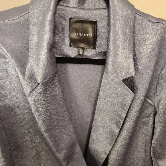 Dynamite Metalic Blazer Dress - Picture 2 of 7